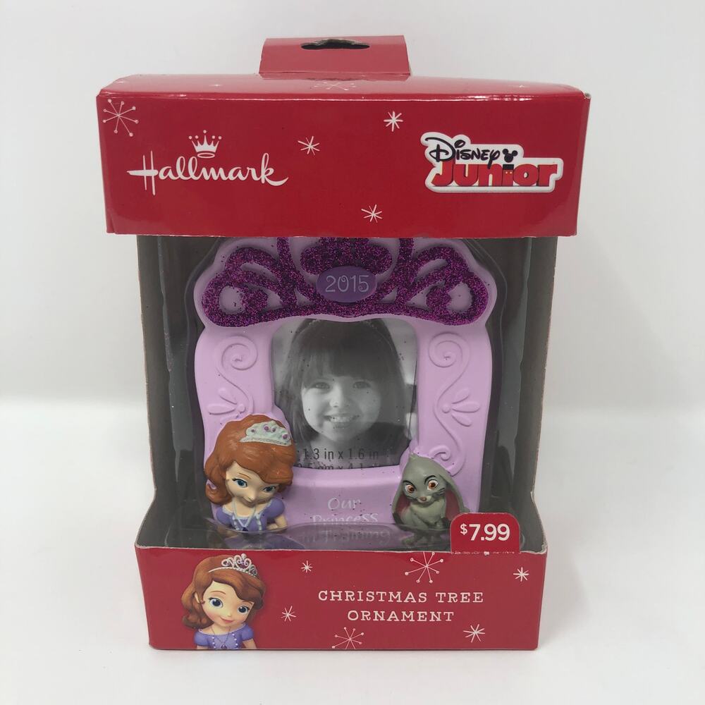 Hallmark Disney Junior Our Princess In Training Photo Ornament Princess Sophia